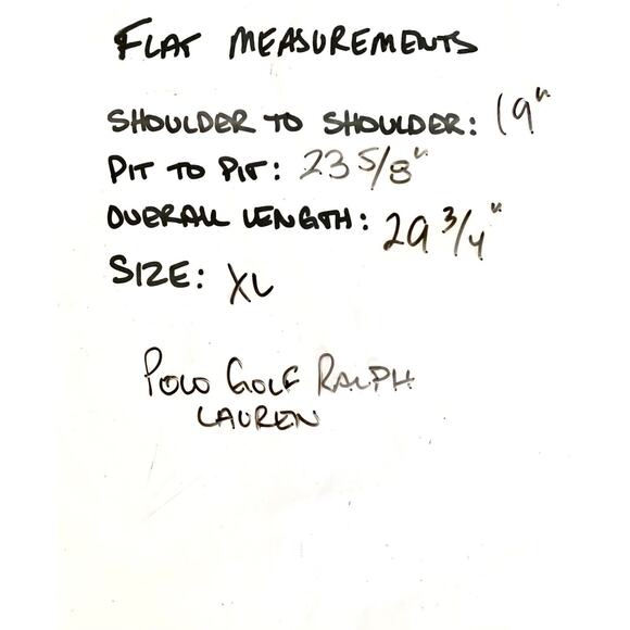 Polo Golf Ralph Lauren Men's Size XL Short Sleeve Adult Polo Shirt - Picture 2 of 14